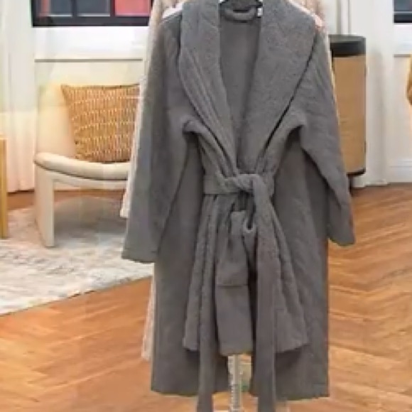 BumbleBella by Jill Martin Cable Robe & Pant Sherpa 2 Piece Set NWOT - Picture 2 of 7